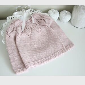 Merino wool leaf sweater
